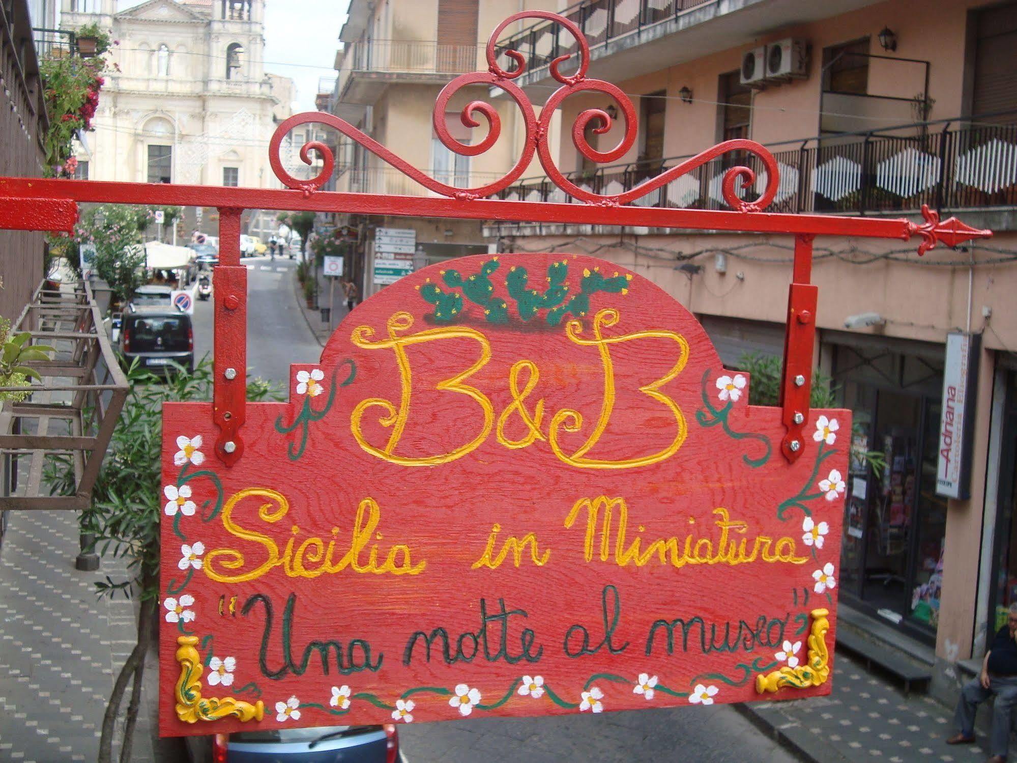 Bed and Breakfast Sicilia In Miniatura "L'Atelier Dell'Etna" Zafferana Etnea Zewnętrze zdjęcie